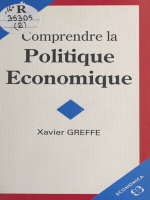 cover image of Comprendre la politique économique